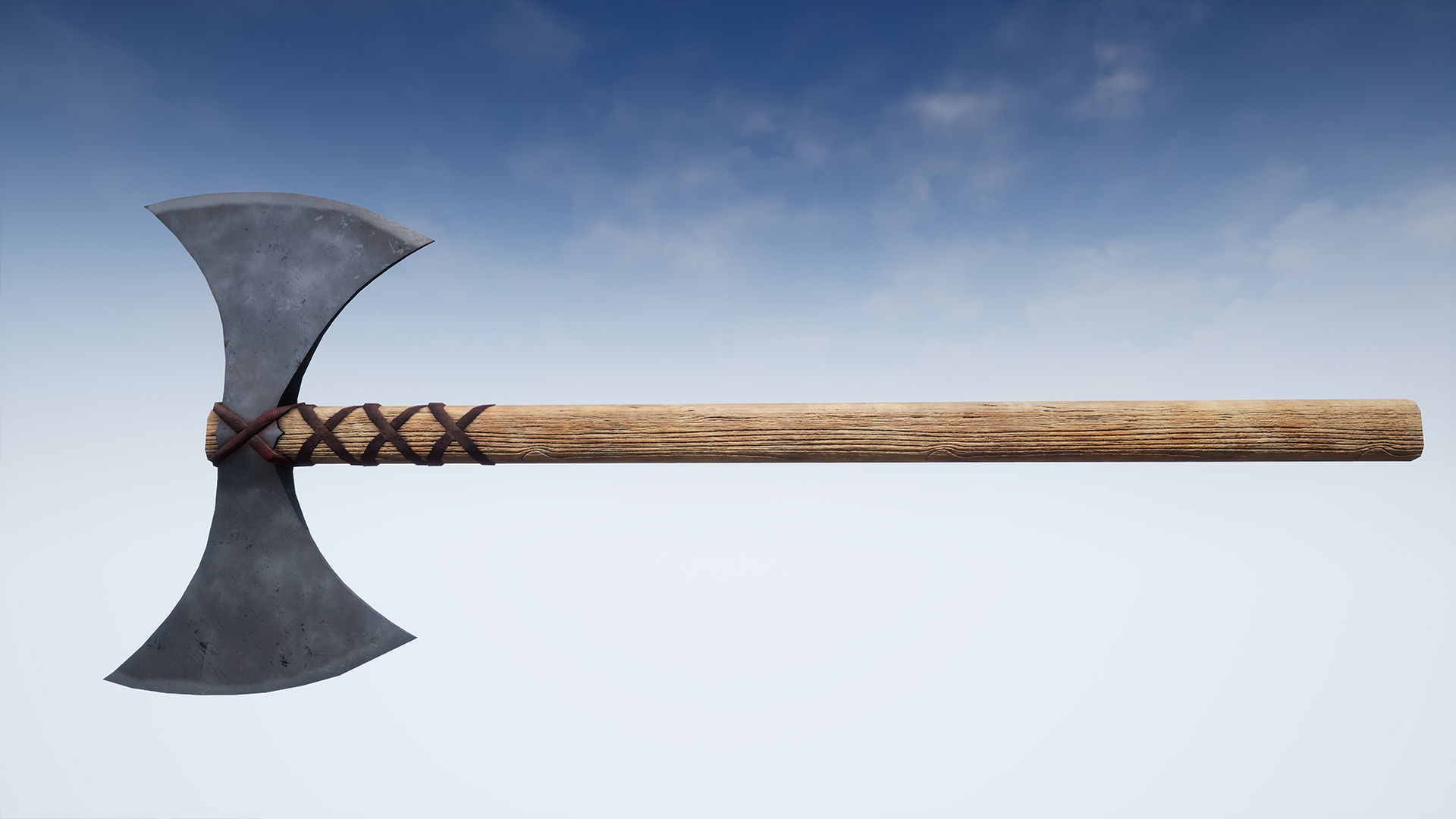 Weapons Series - Axes - Mini Pack Low-poly 3D model_4