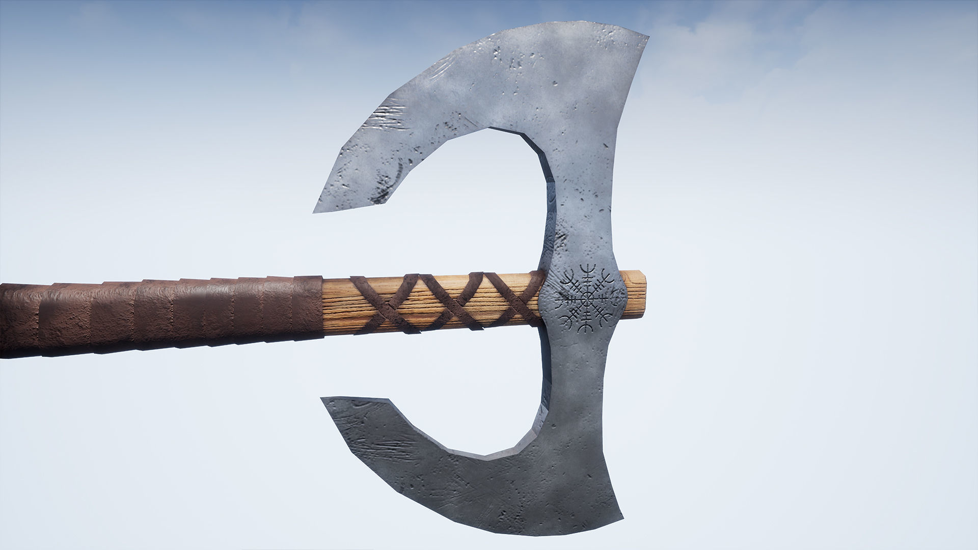 Weapons Series - Axes - Mini Pack Low-poly 3D model_15