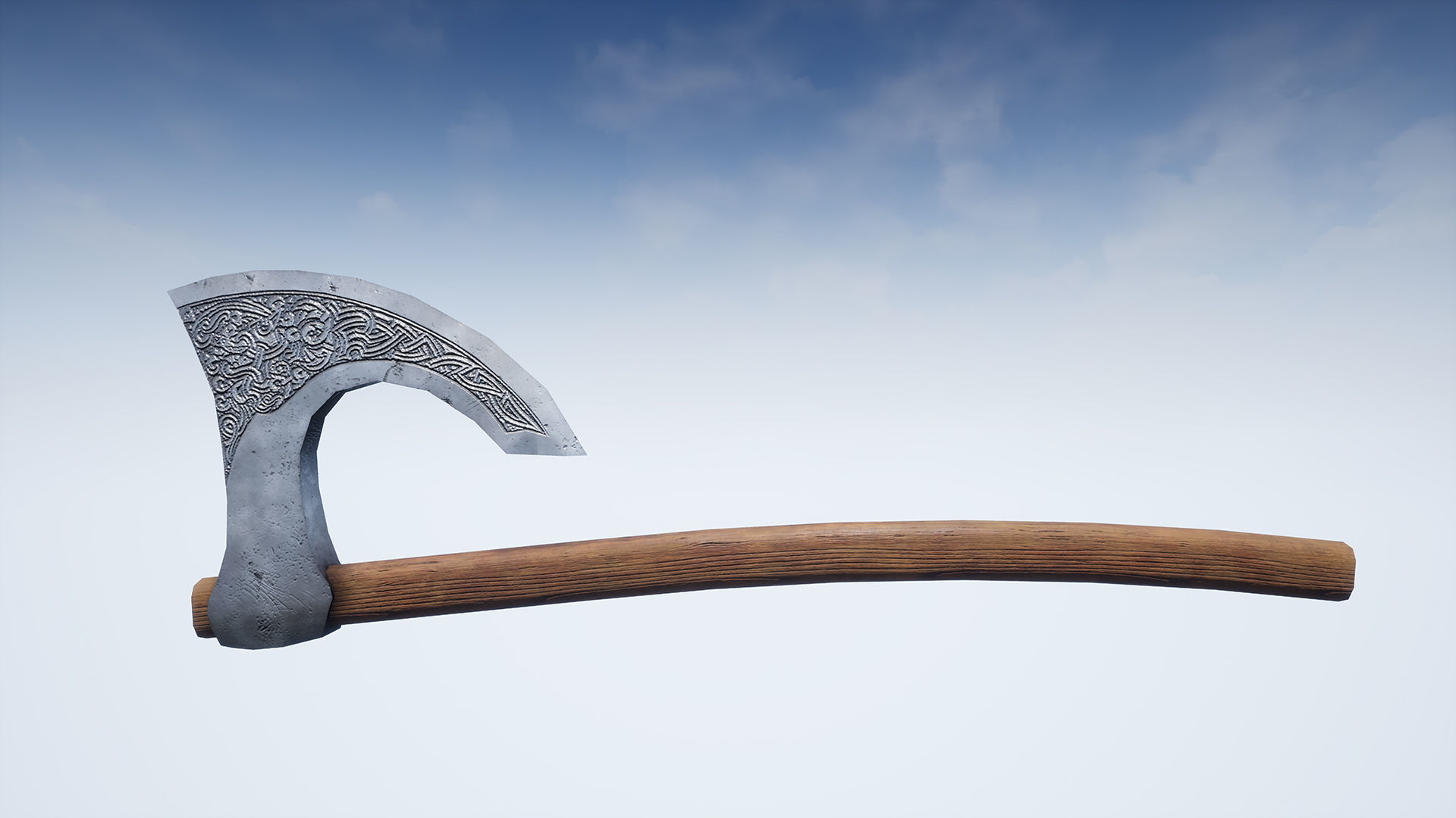 Weapons Series - Axes - Mini Pack Low-poly 3D model_13