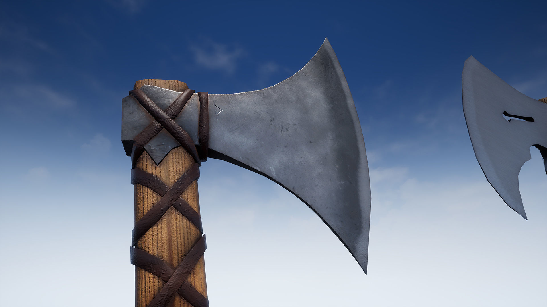 Weapons Series - Axes - Mini Pack Low-poly 3D model_14