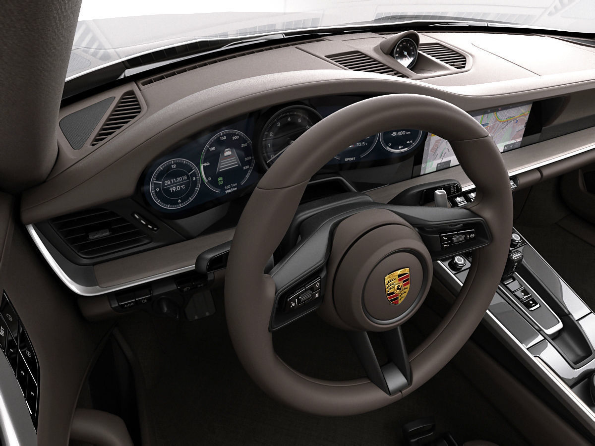 Porsche 911 992 Coupe 2019 3D model_21