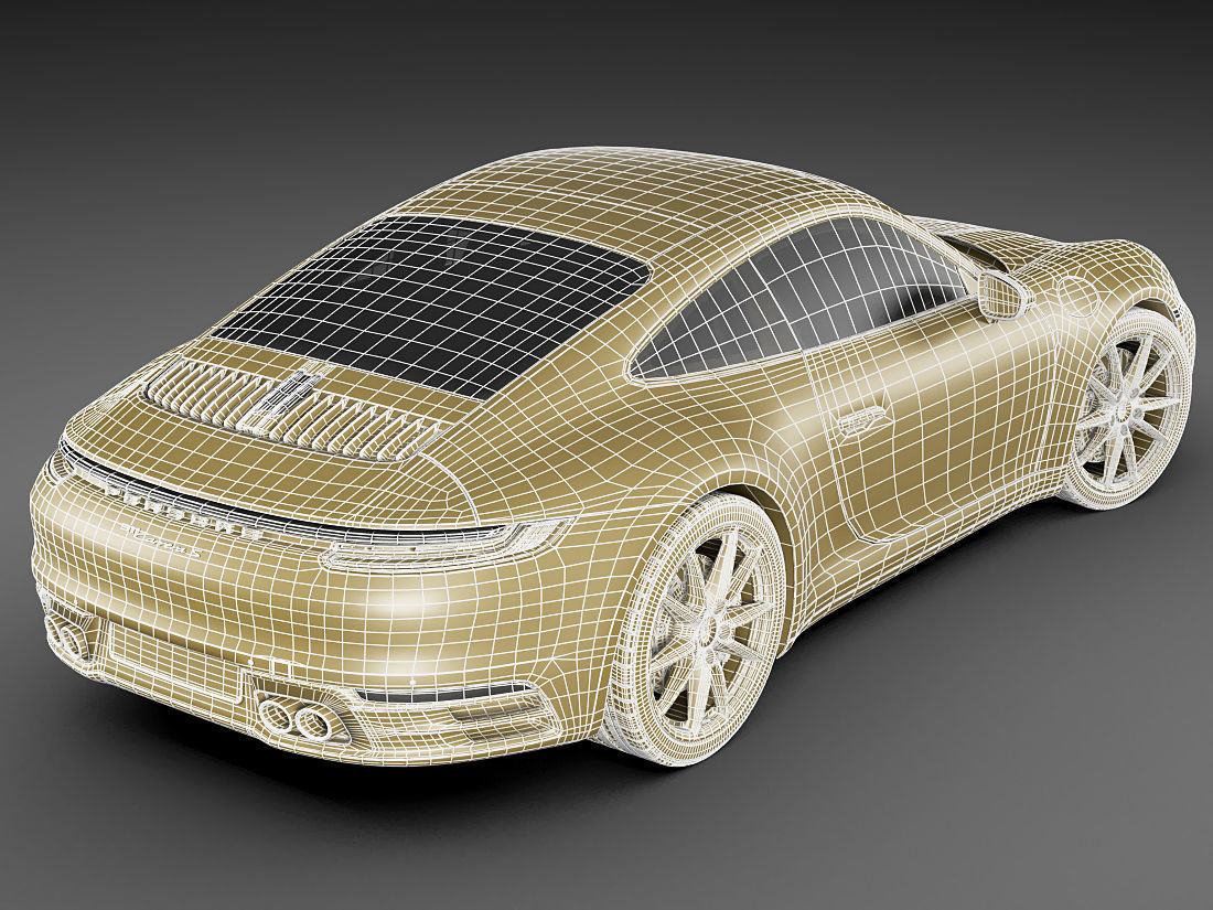 Porsche 911 992 Coupe 2019 3D model_32