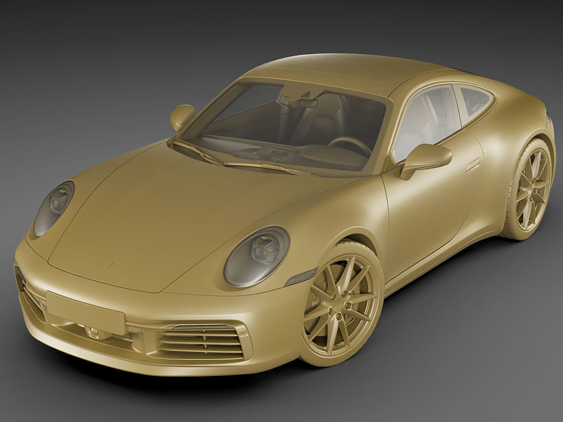 Porsche 911 992 Coupe 2019 3D model_25