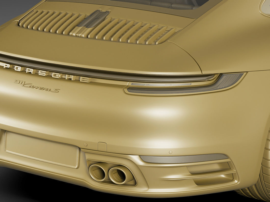 Porsche 911 992 Coupe 2019 3D model_28
