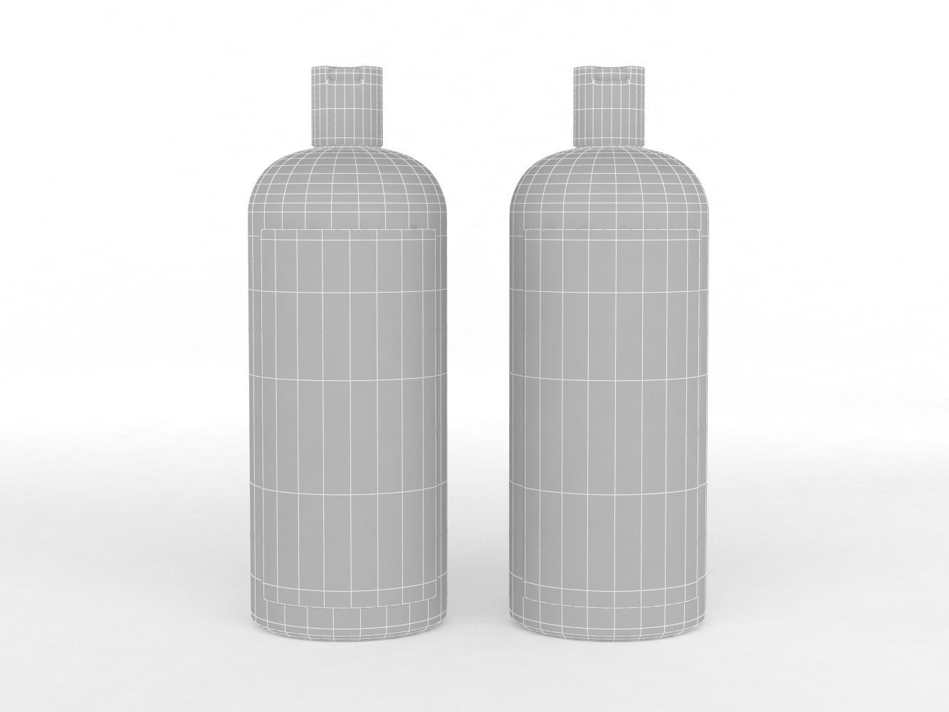 Tresemme Shampoo and Conditioner 3D model_7