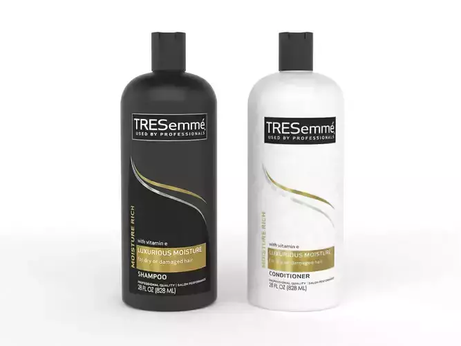Tresemme Shampoo and Conditioner 3D model