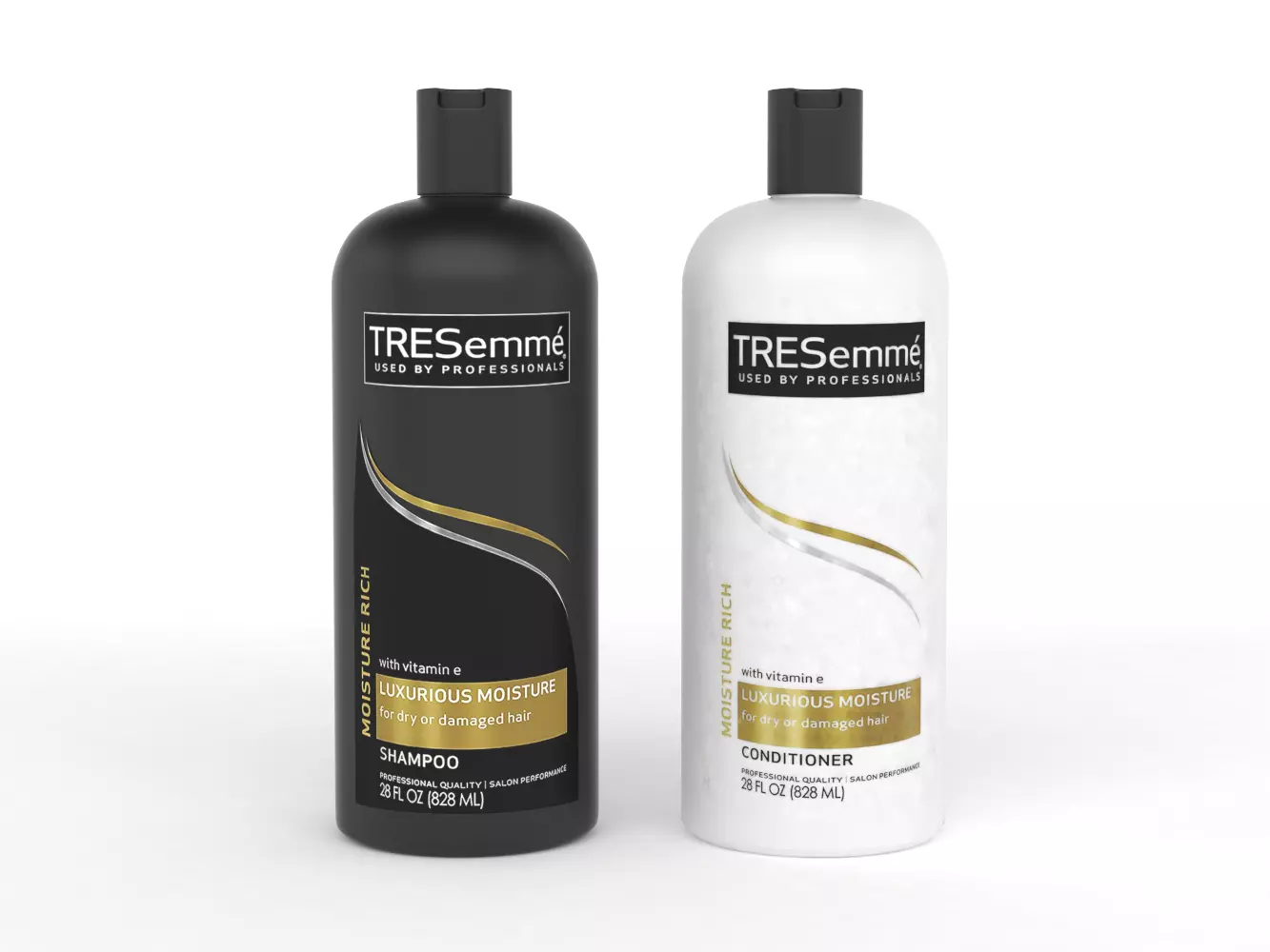 Tresemme Shampoo and Conditioner 3D model_0