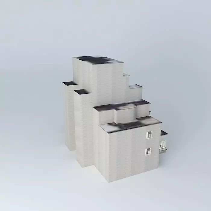 Building Garcia Free 3D model