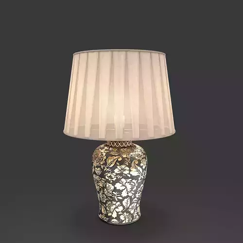 abajur chinese table lamp - chinese table lamp 3D model