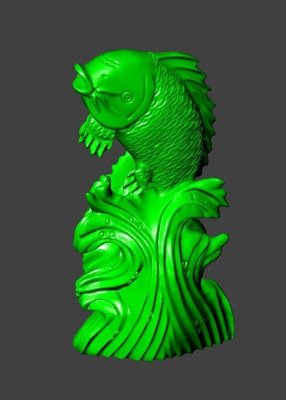 fish jewelry 3D print model_3