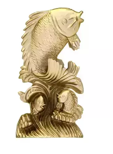 fish jewelry 3D print model