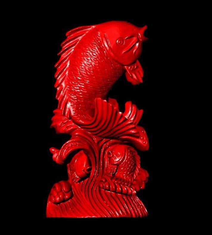 fish jewelry 3D print model_2