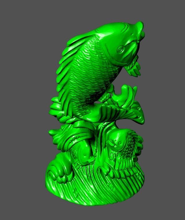 fish jewelry 3D print model_4