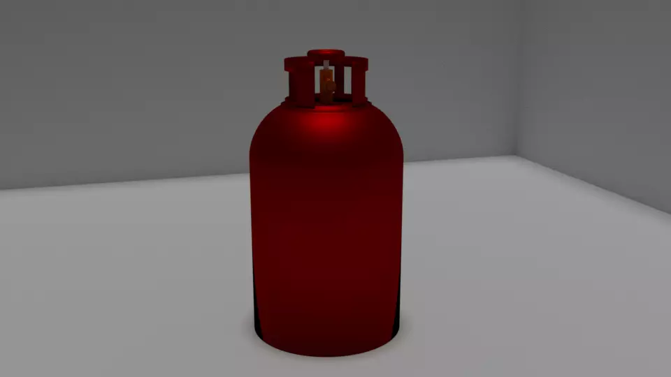 Pressure Bottle 3D model_0