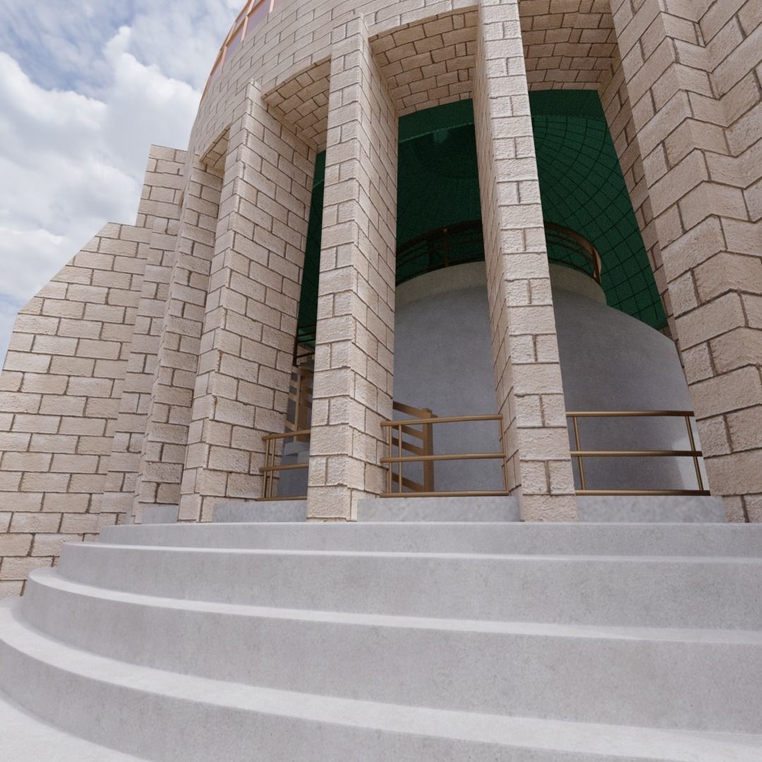 Monument to the Revolution 3D model_3