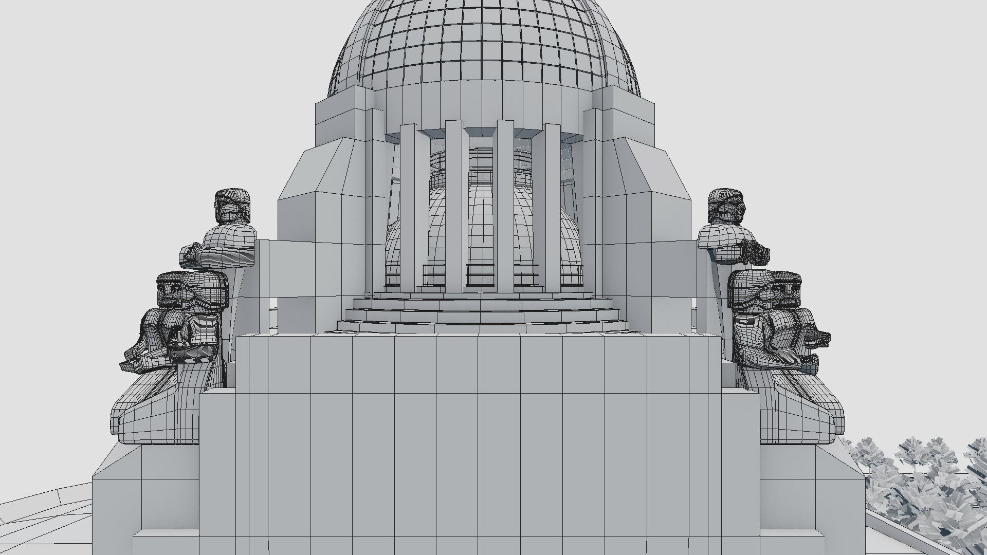 Monument to the Revolution 3D model_12