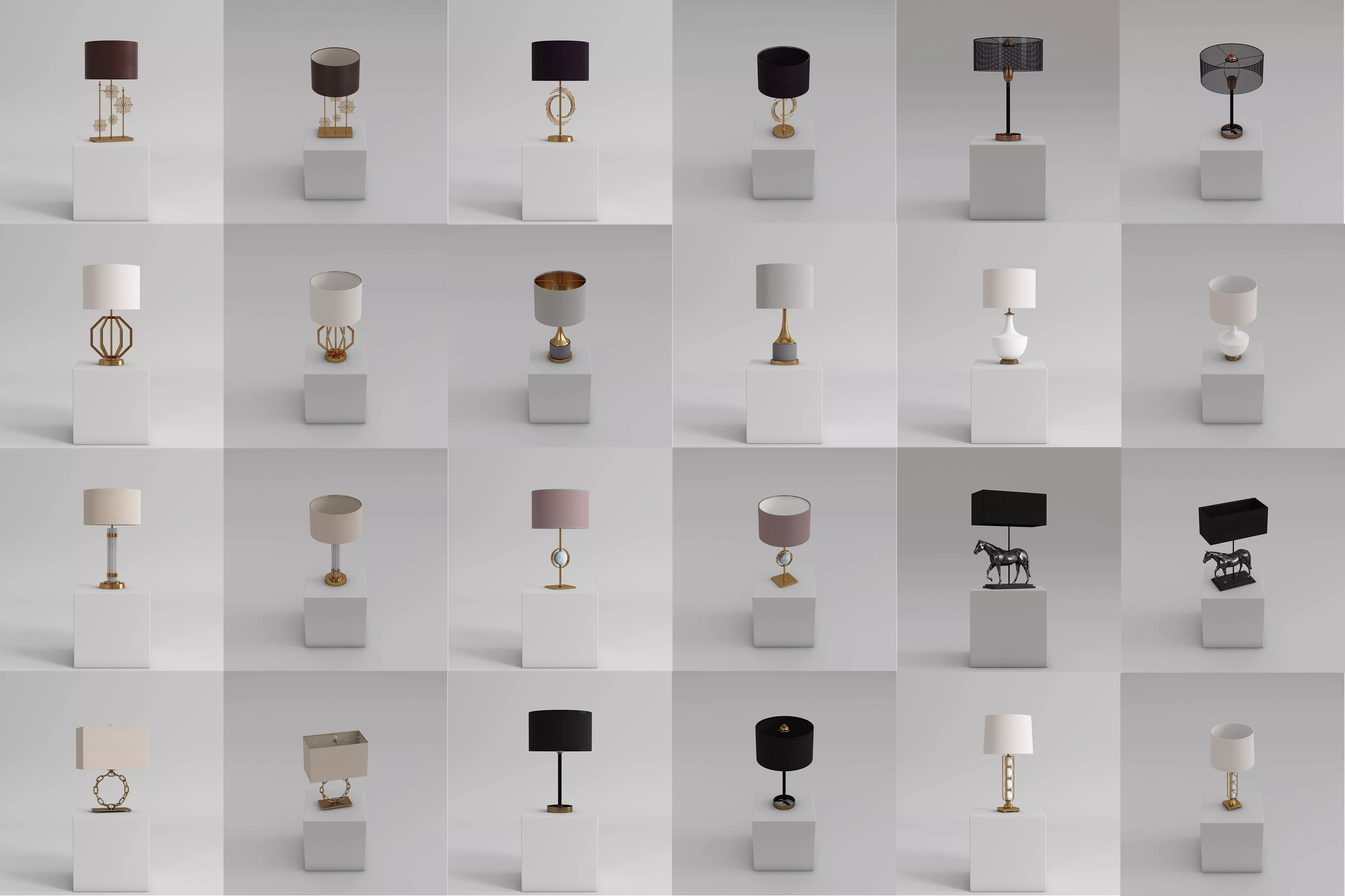 ALTINCI CADDE Table Lamp GROUP 3D model_0