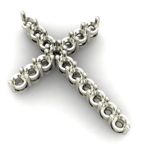 CROSS   Gems 2 and half mm  16 piece 3D print model_3