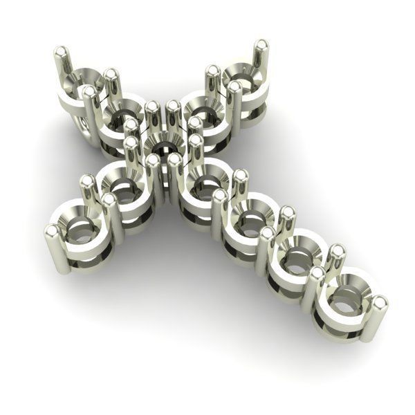 CROSS   Gems 3 and half mm  11 piece   3D print model_3