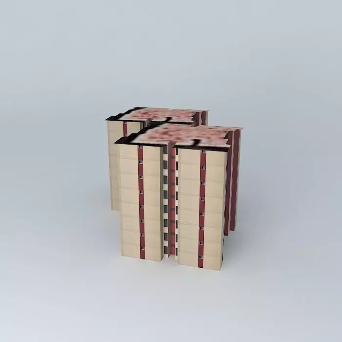 Residences Rio Arriba Towers 1 and 2 Free 3D model_0