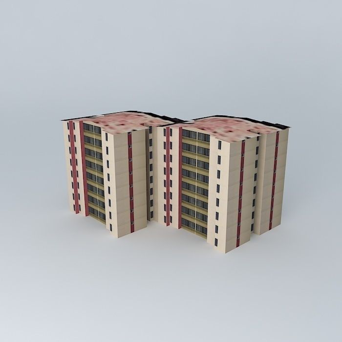 Residences Rio Arriba Towers 1 and 2 Free 3D model_2