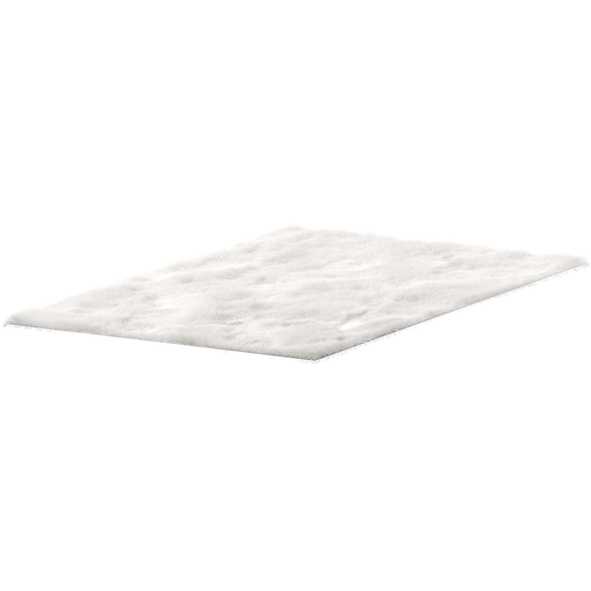 White Rug 3D model_1