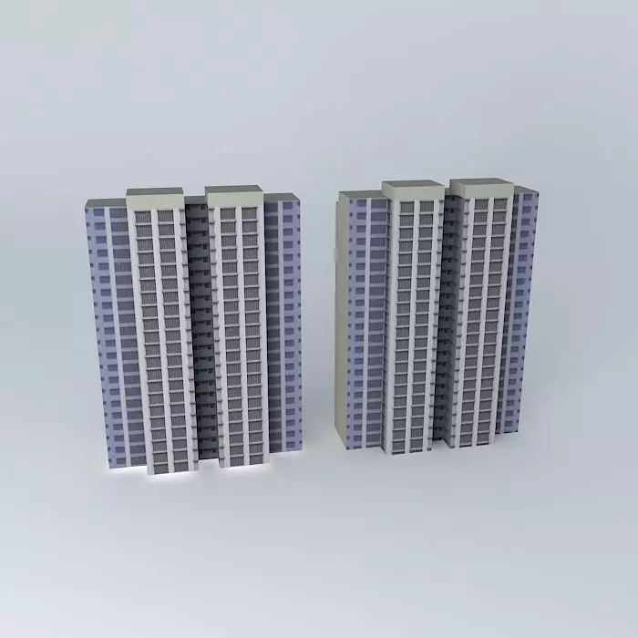 Cata Bay Towers Free 3D model