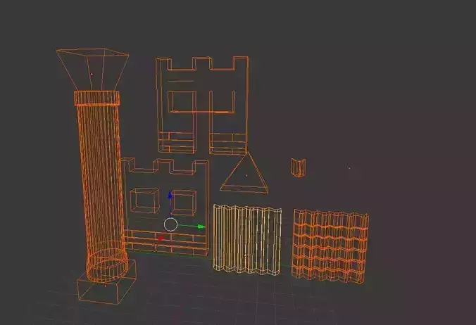 Spartan architecture kit Free 3D model