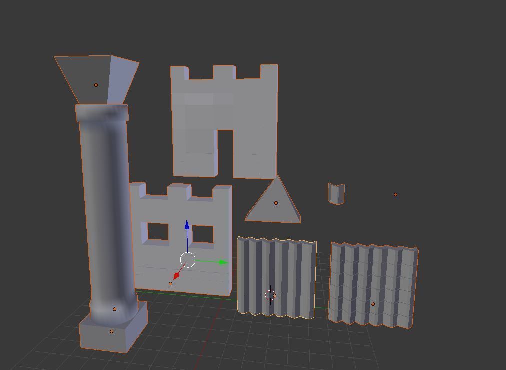 Spartan architecture kit Free 3D model_5