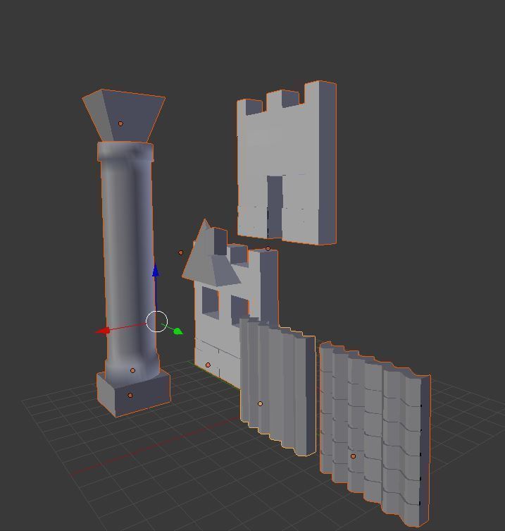 Spartan architecture kit Free 3D model_2