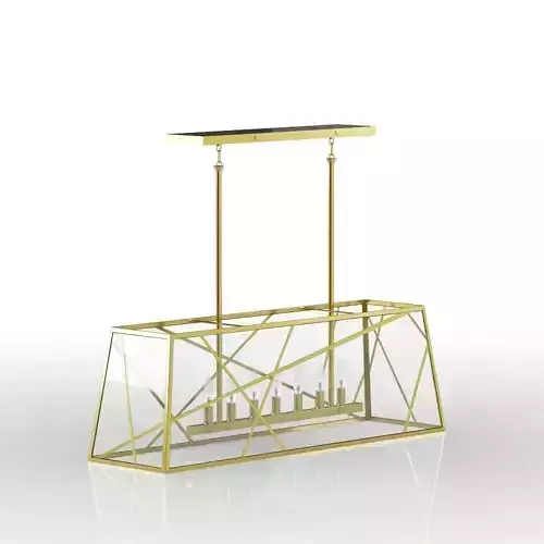 Michael Berman Bond 7-Light Kitchen Island Pendant 3D model