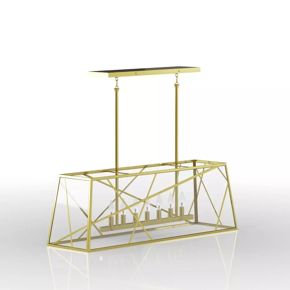 Michael Berman Bond 7-Light Kitchen Island Pendant 3D model
