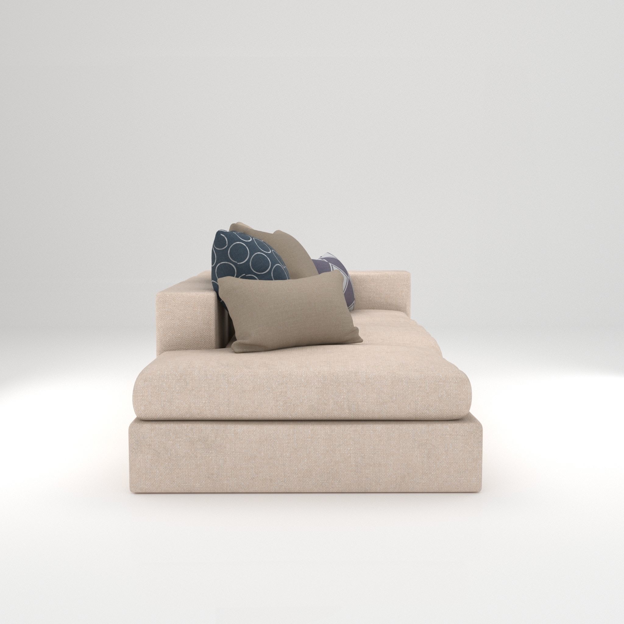 Cubic sofa 3D model_3