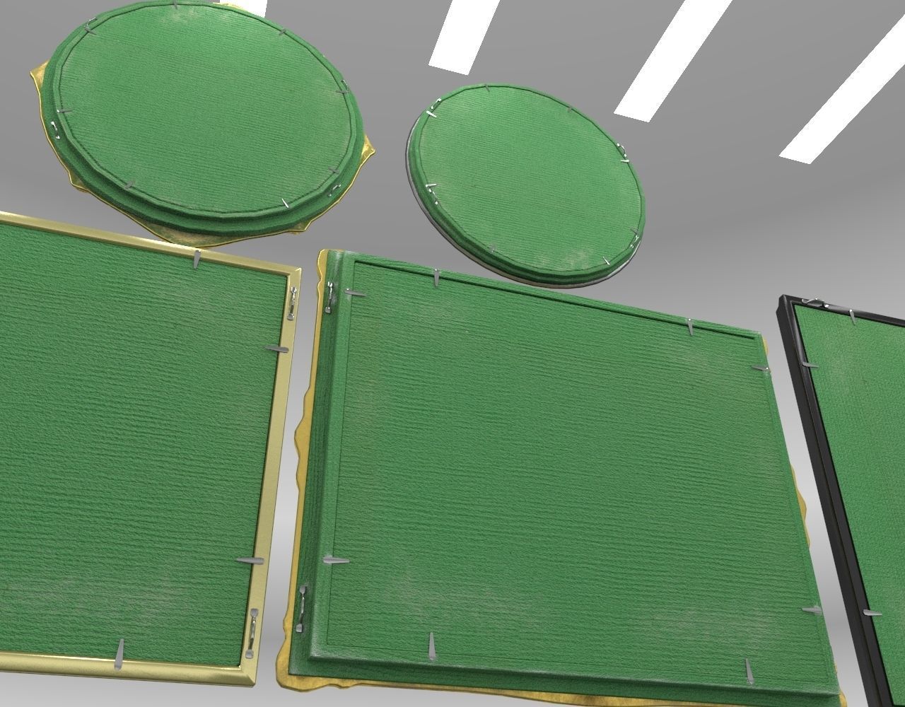 paintingFrames mona lisa - mona lisa 3D model_3