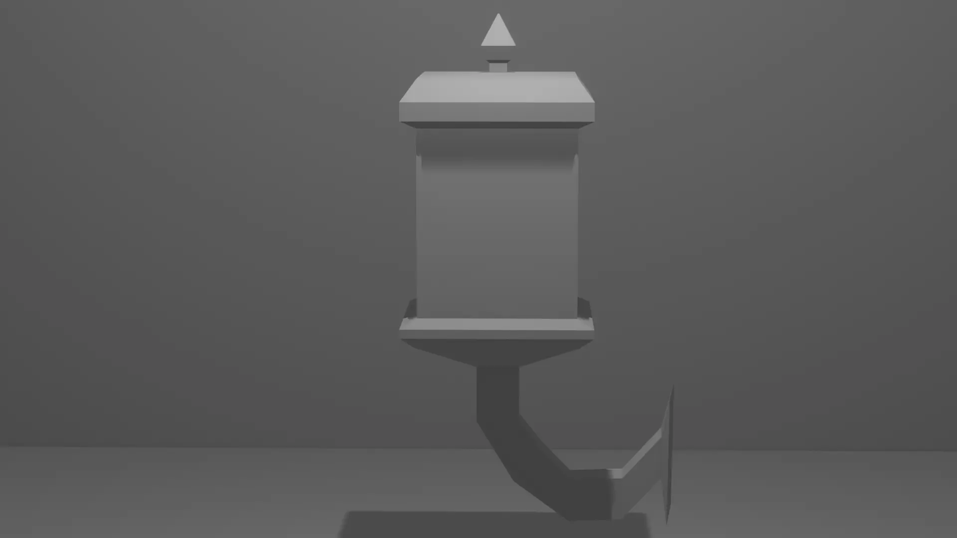 Wall Lamp Free low-poly 3D model
