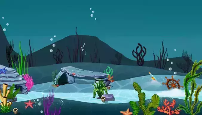 Under water 2D asset Texture