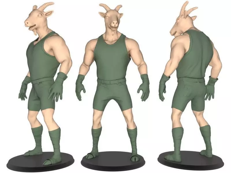 Beast Man Of Goat 3D print model