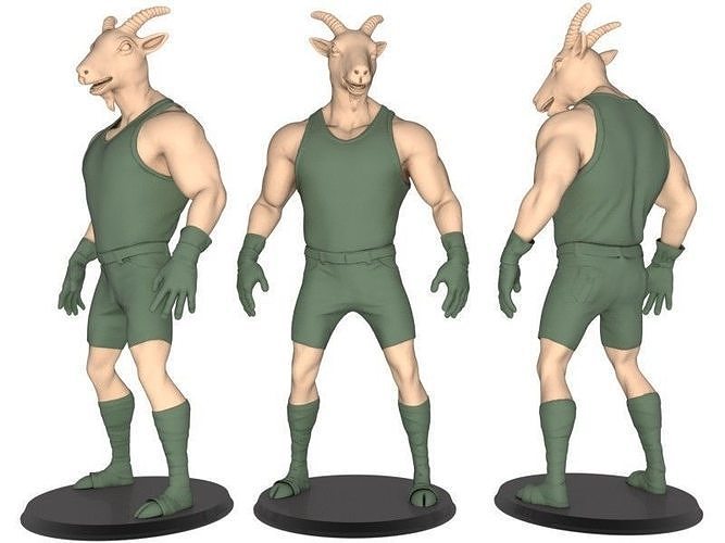 Beast Man Of Goat 3D print model