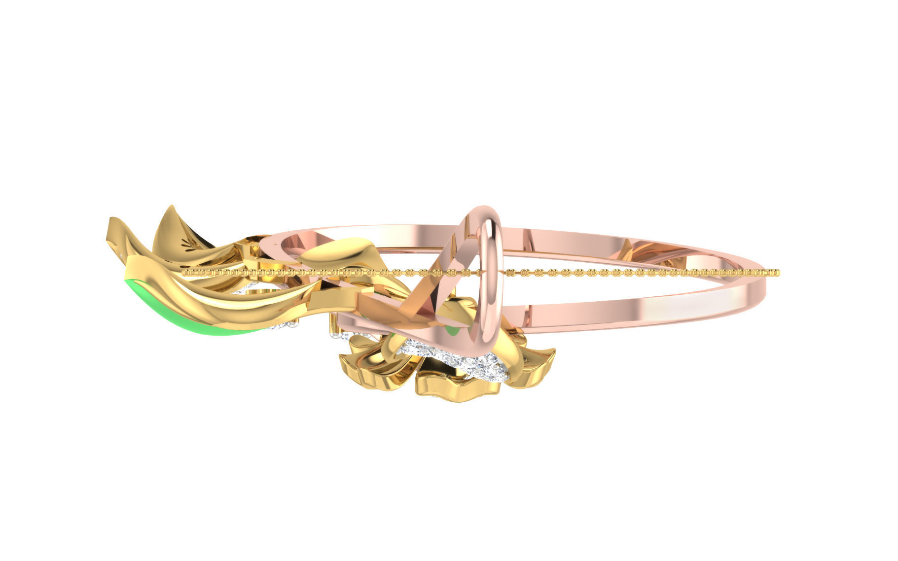 Women pendants earrings set 3dm stl render detail 3D print model 3D print model_7