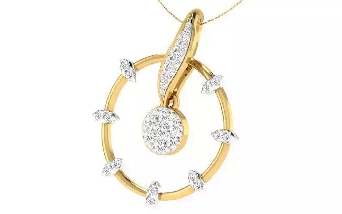 Women pendant earrings sets 3dm stl render detail 3D print model