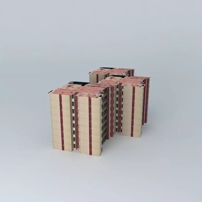 Residences Rio Arriba Torres 7 8 9 Free 3D model