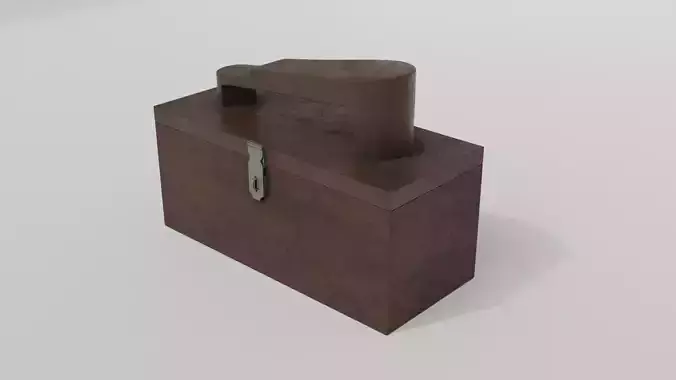 Polishing box 3D model