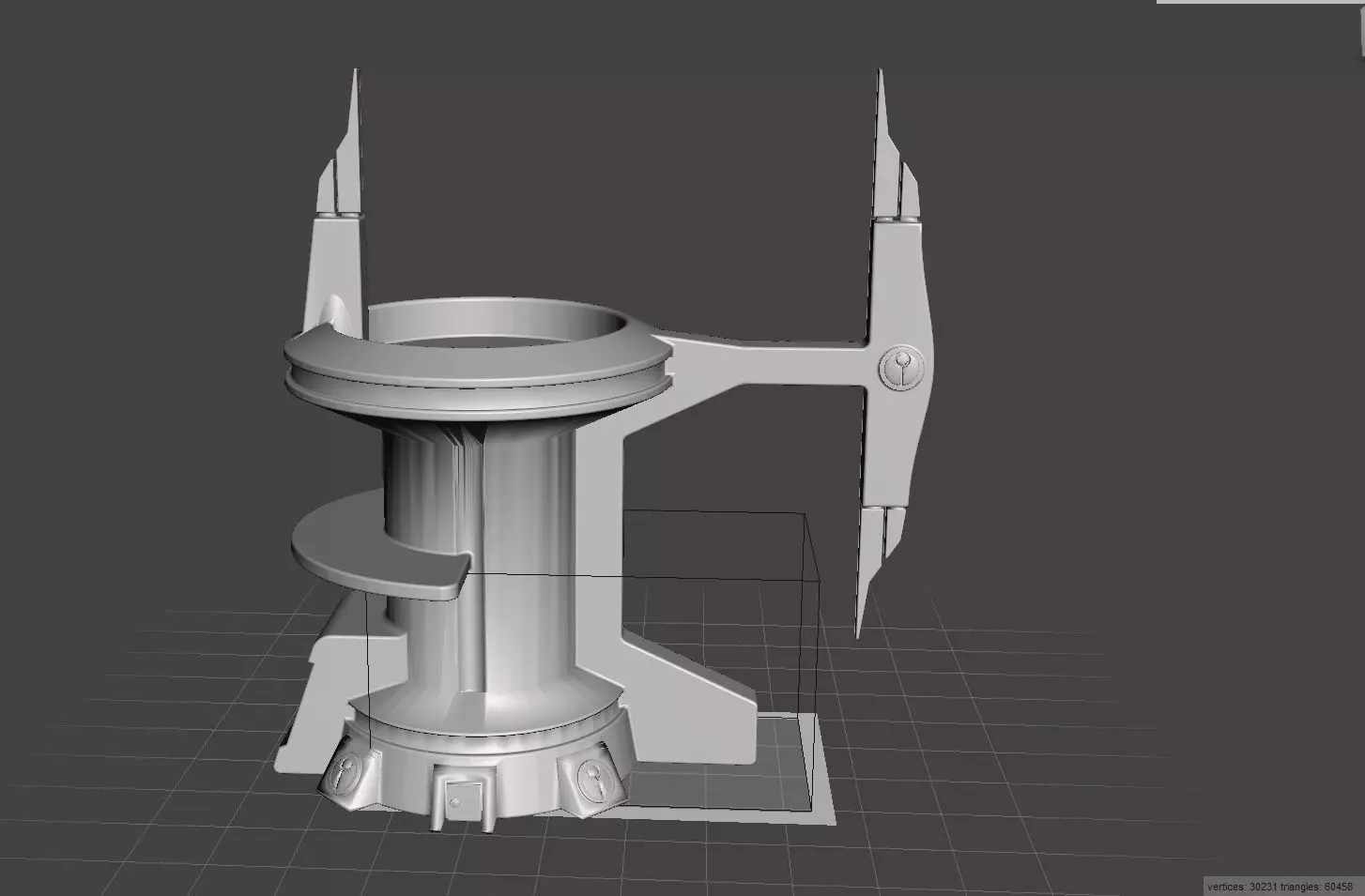 Tau Building Tower 3D print model_0