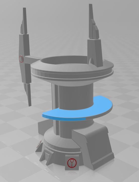 Tau Building Tower 3D print model_4