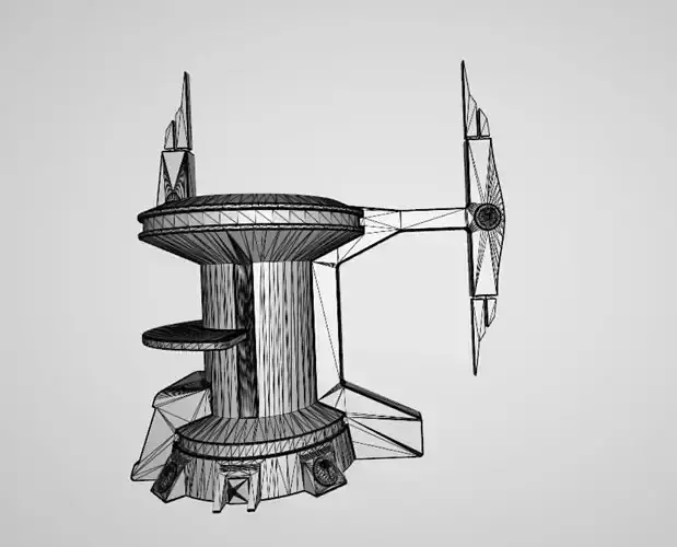 Tau Building Tower 3D print model