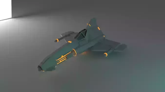 Space ship bullet titan