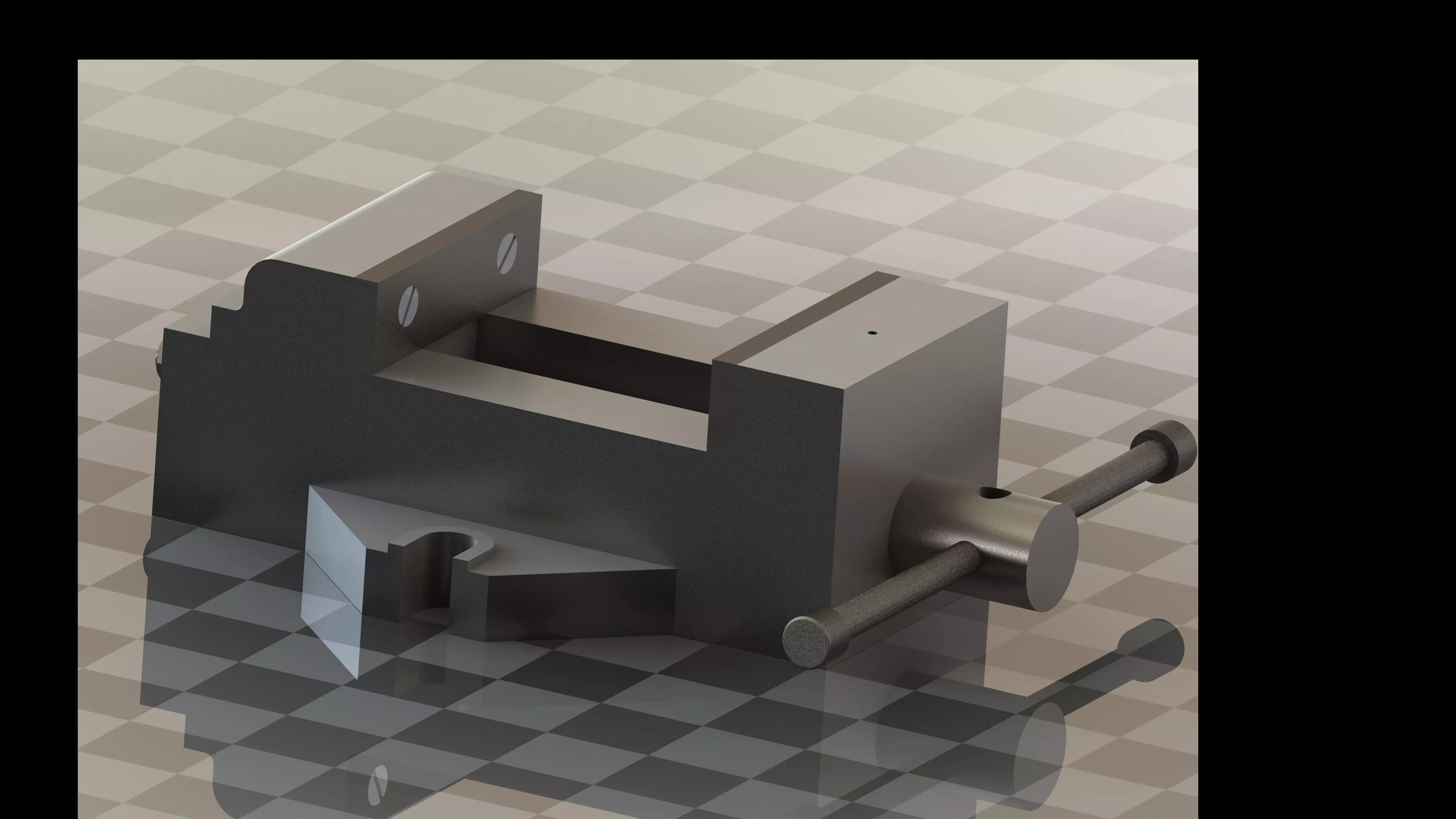 Machine Vice Free 3D model