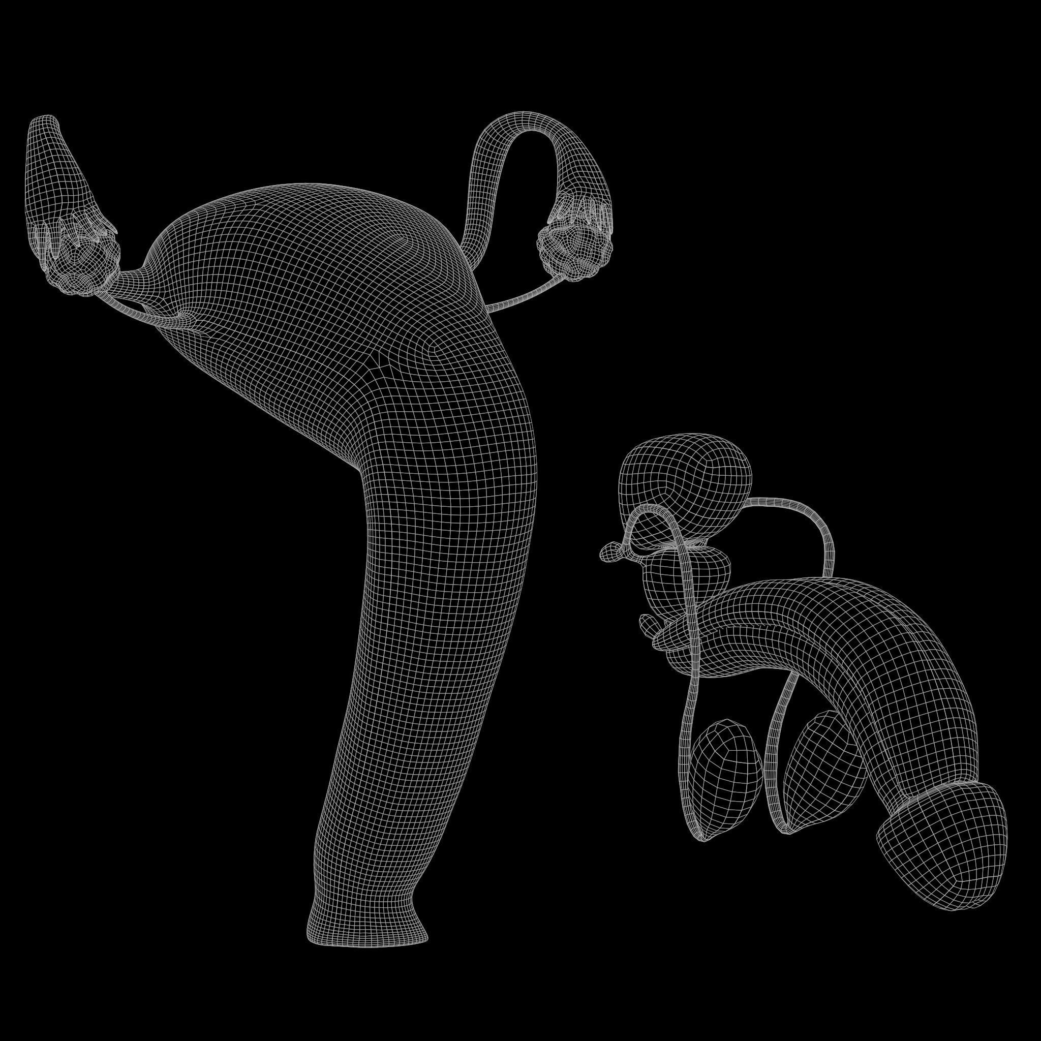 Female and Male Reproductive System 3D model_9