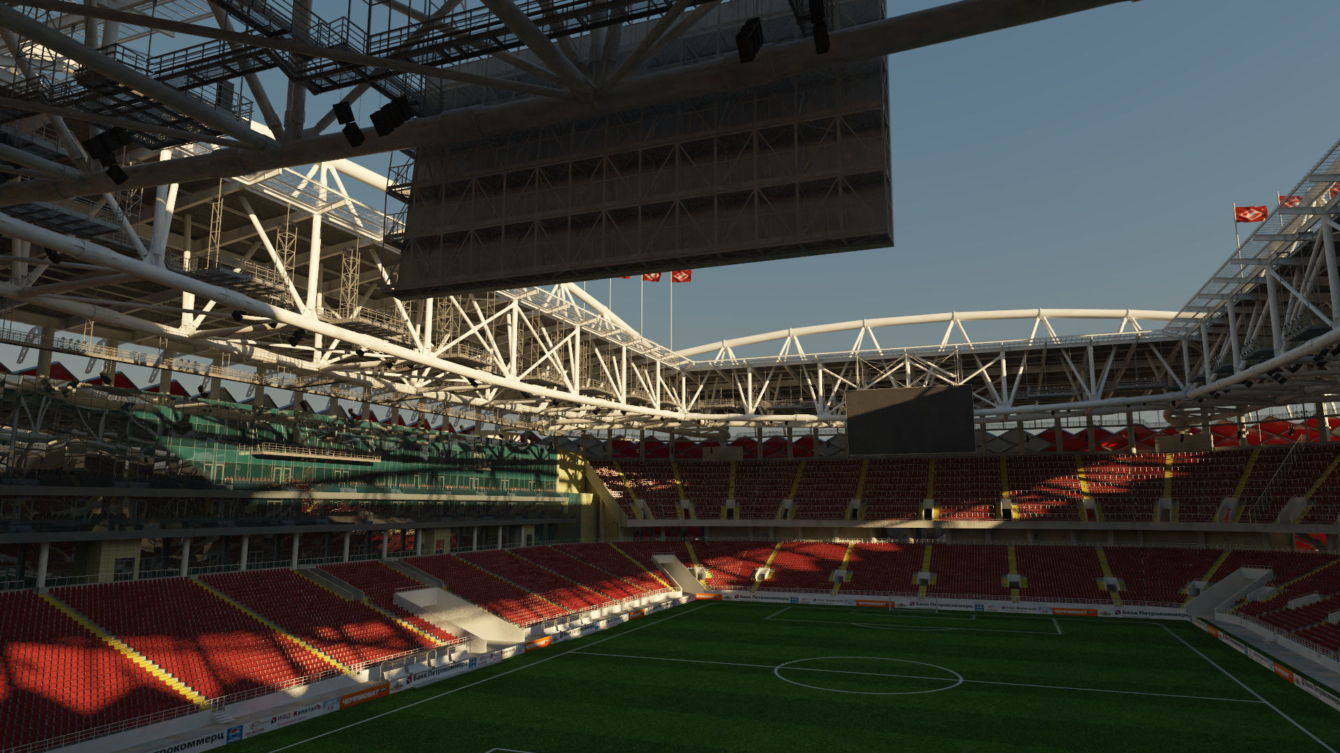 Football Soccer Stadium Spartak Moscow - Otkrytiye Arena  3D model_2