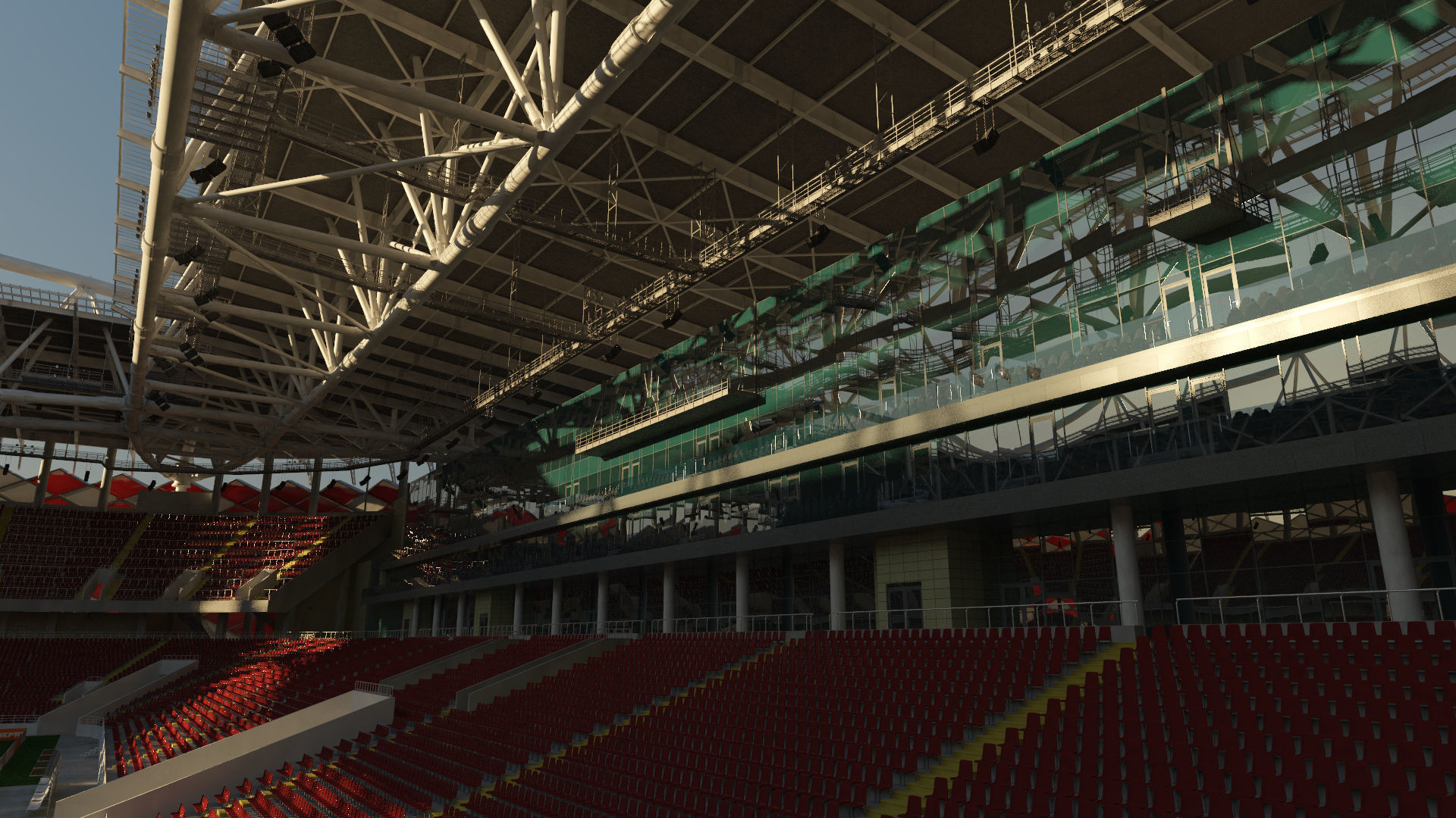 Football Soccer Stadium Spartak Moscow - Otkrytiye Arena  3D model_8